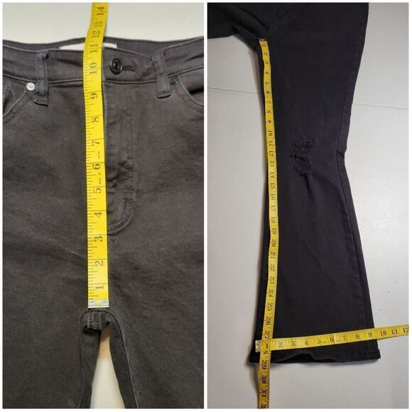 KanCan Style KC7346BK Black High Rise Flare Leg Jeans Petite 13/30 - Picture 12 of 12